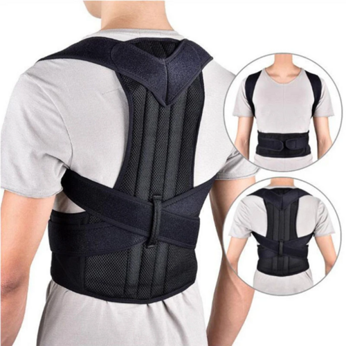 Adjustable Posture Corrector – Low Back & Shoulder Support Brace