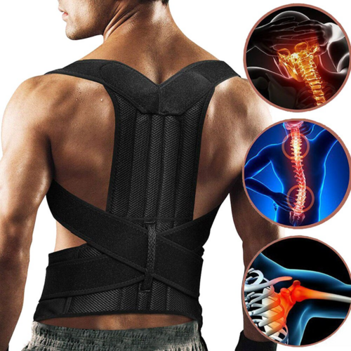 Adjustable Posture Corrector – Low Back & Shoulder Support Brace