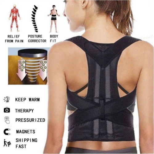 Adjustable Posture Corrector – Low Back & Shoulder Support Brace